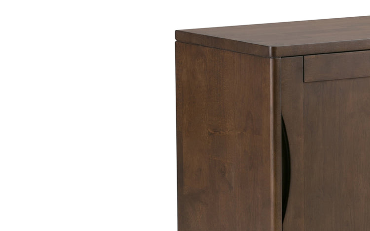 Walnut Brown | Harper 30W Storage Cabinet with Doors Set of 2
