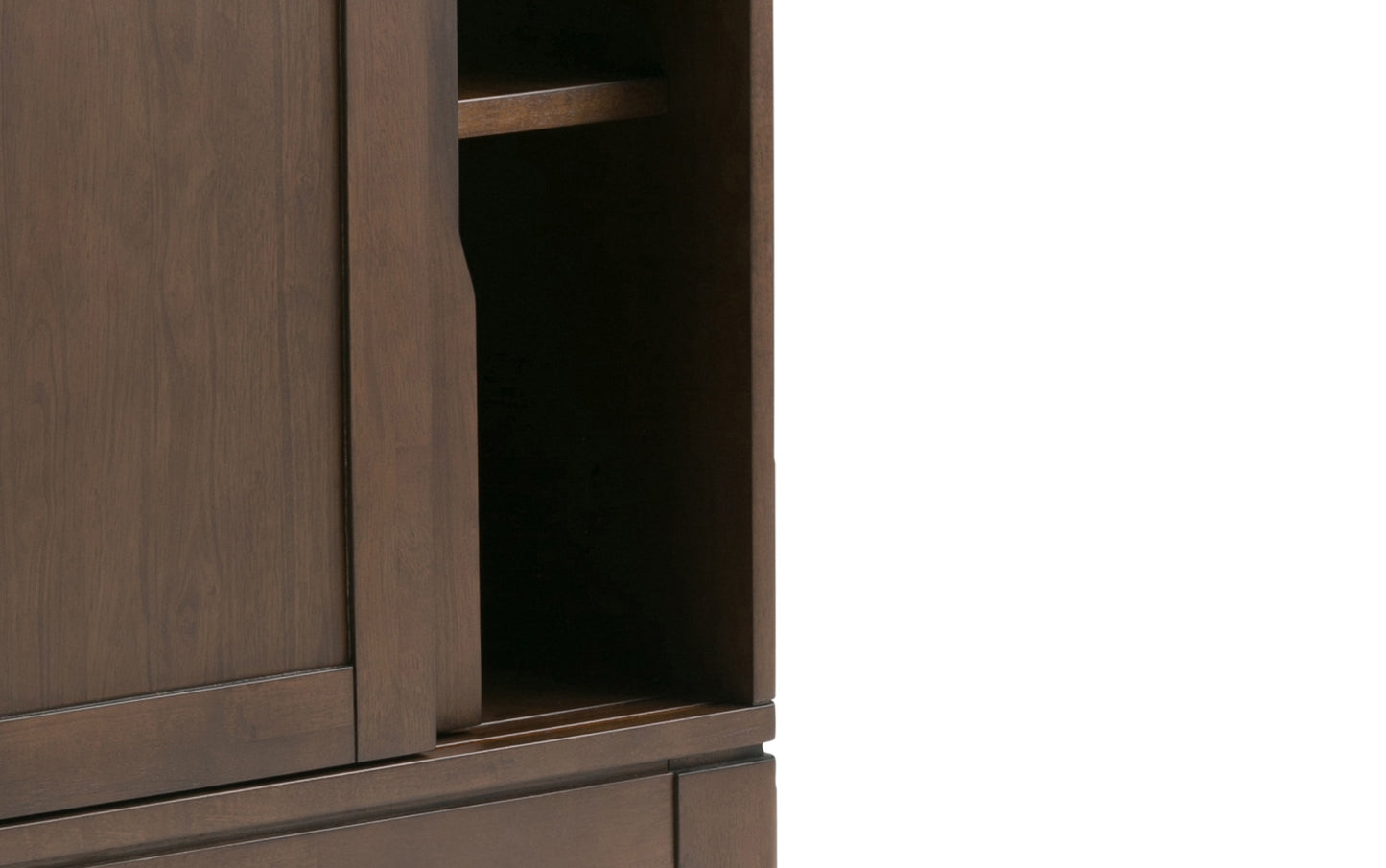 Walnut Brown | Harper 30W Storage Cabinet with Doors Set of 2