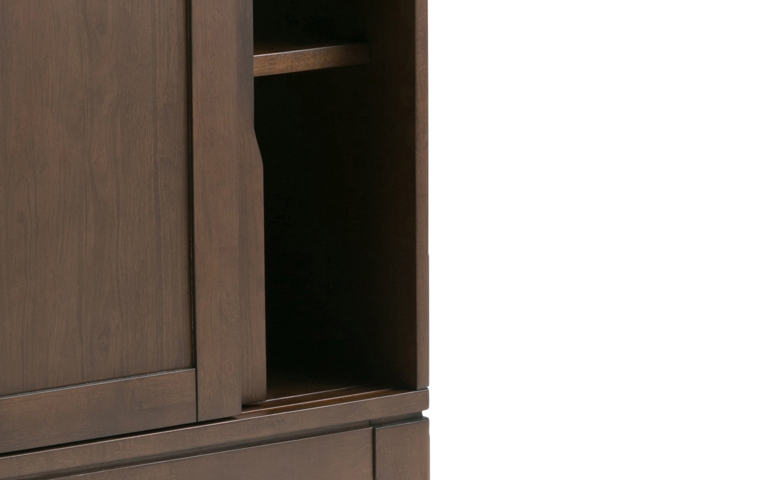 Walnut Brown | Harper 30W Storage Cabinet with Doors Set of 2