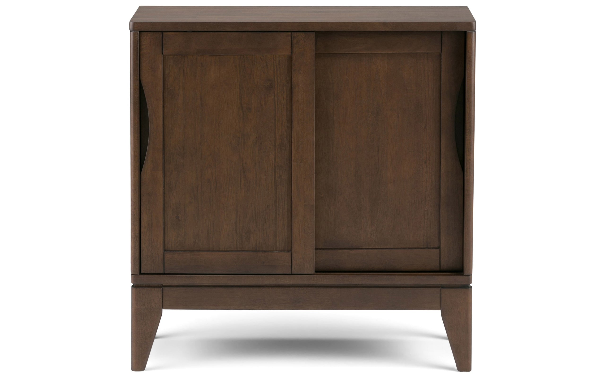 Walnut Brown | Harper 30W Storage Cabinet with Doors Set of 2