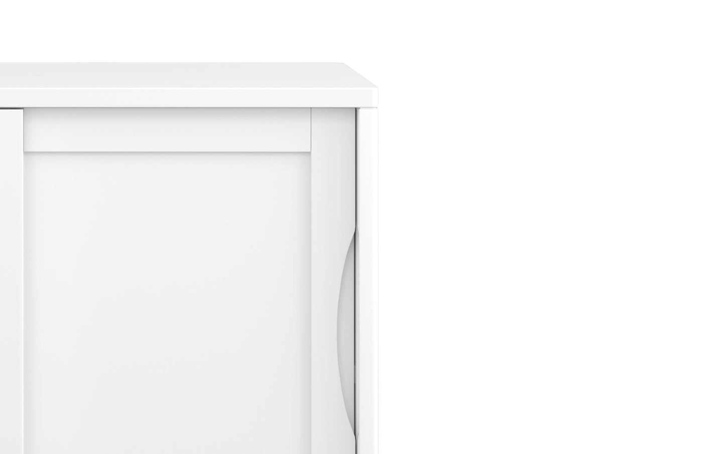 White | Harper 30W Storage Cabinet with Doors Set of 2