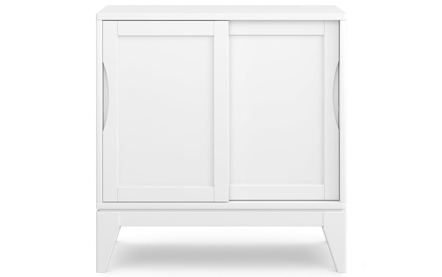White | Harper 30W Storage Cabinet with Doors Set of 2