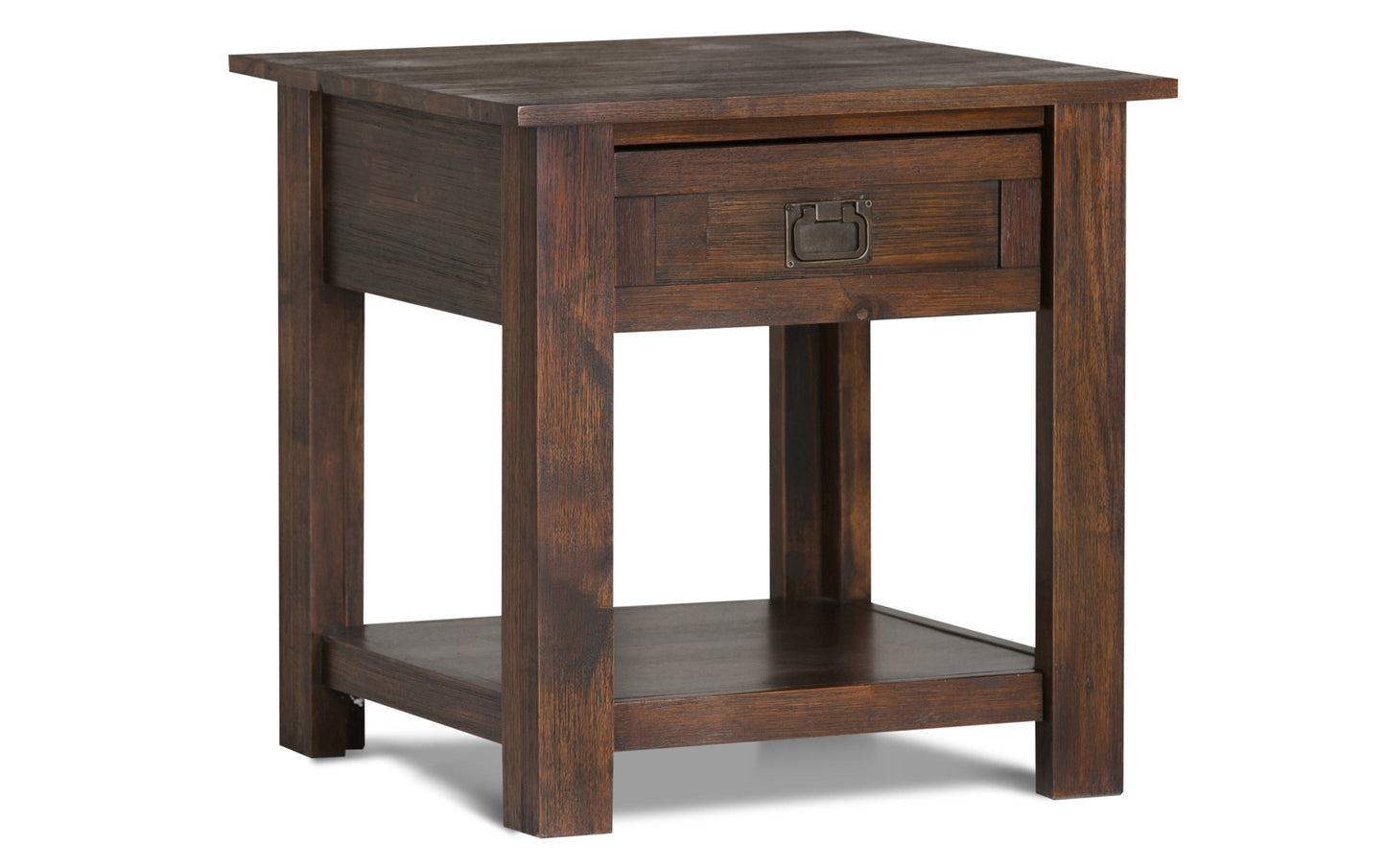 Distressed Charcoal Brown | Monroe 38 inch Coffee Table with 22 inch End Tables (Set of 3)