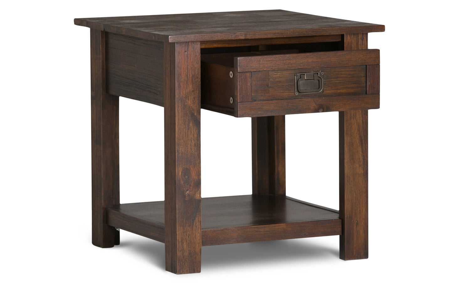 Distressed Charcoal Brown | Monroe 38 inch Coffee Table with 22 inch End Tables (Set of 3)