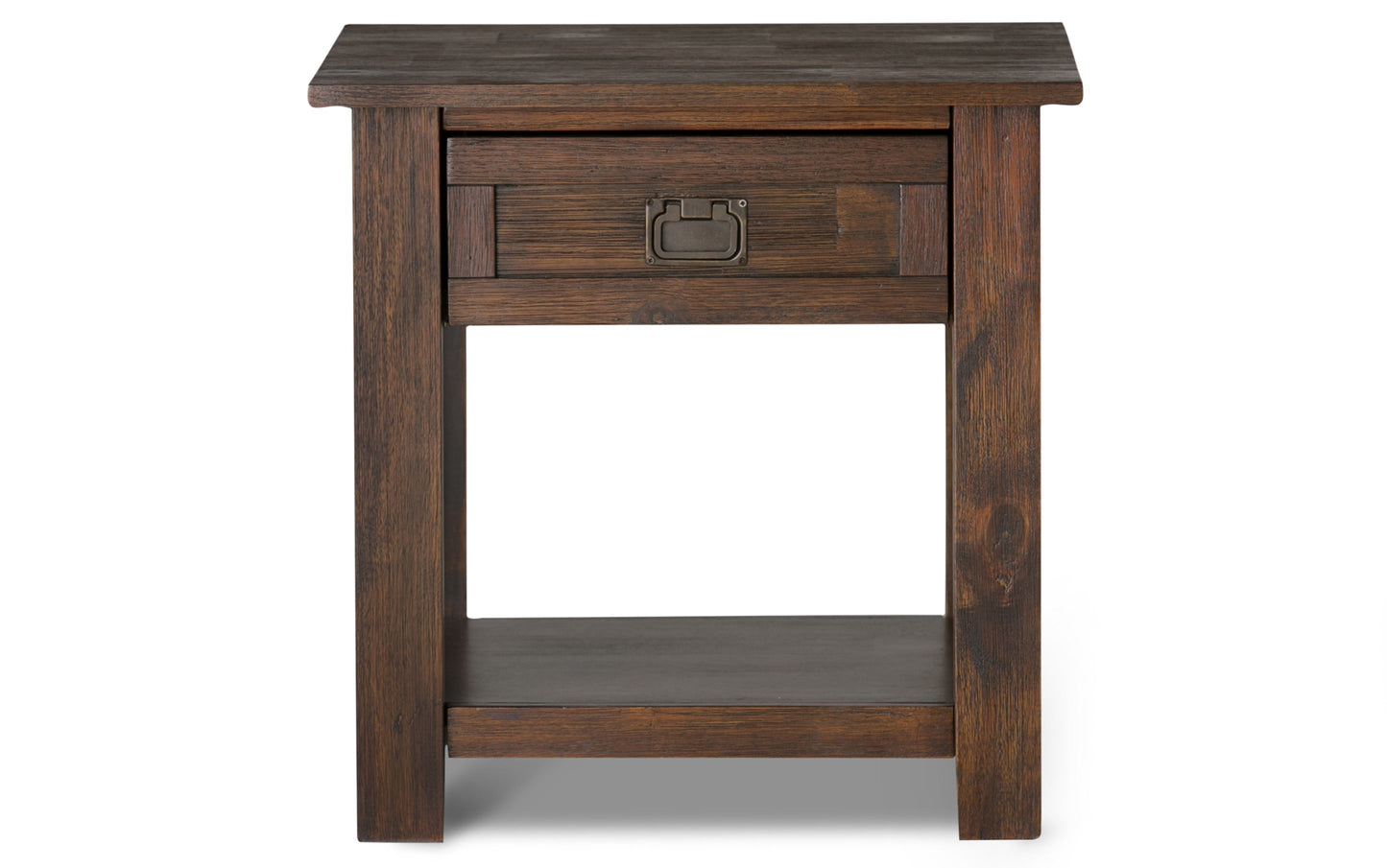 Distressed Charcoal Brown | Monroe 38 inch Coffee Table with 22 inch End Tables (Set of 3)