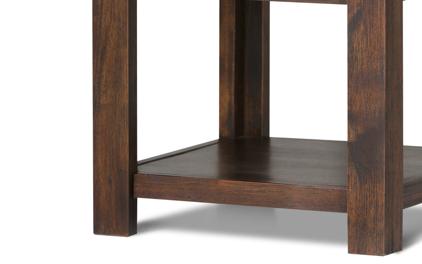 Distressed Charcoal Brown | Monroe 38 inch Coffee Table with 22 inch End Tables (Set of 3)