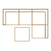 Right Sectional and Ottoman