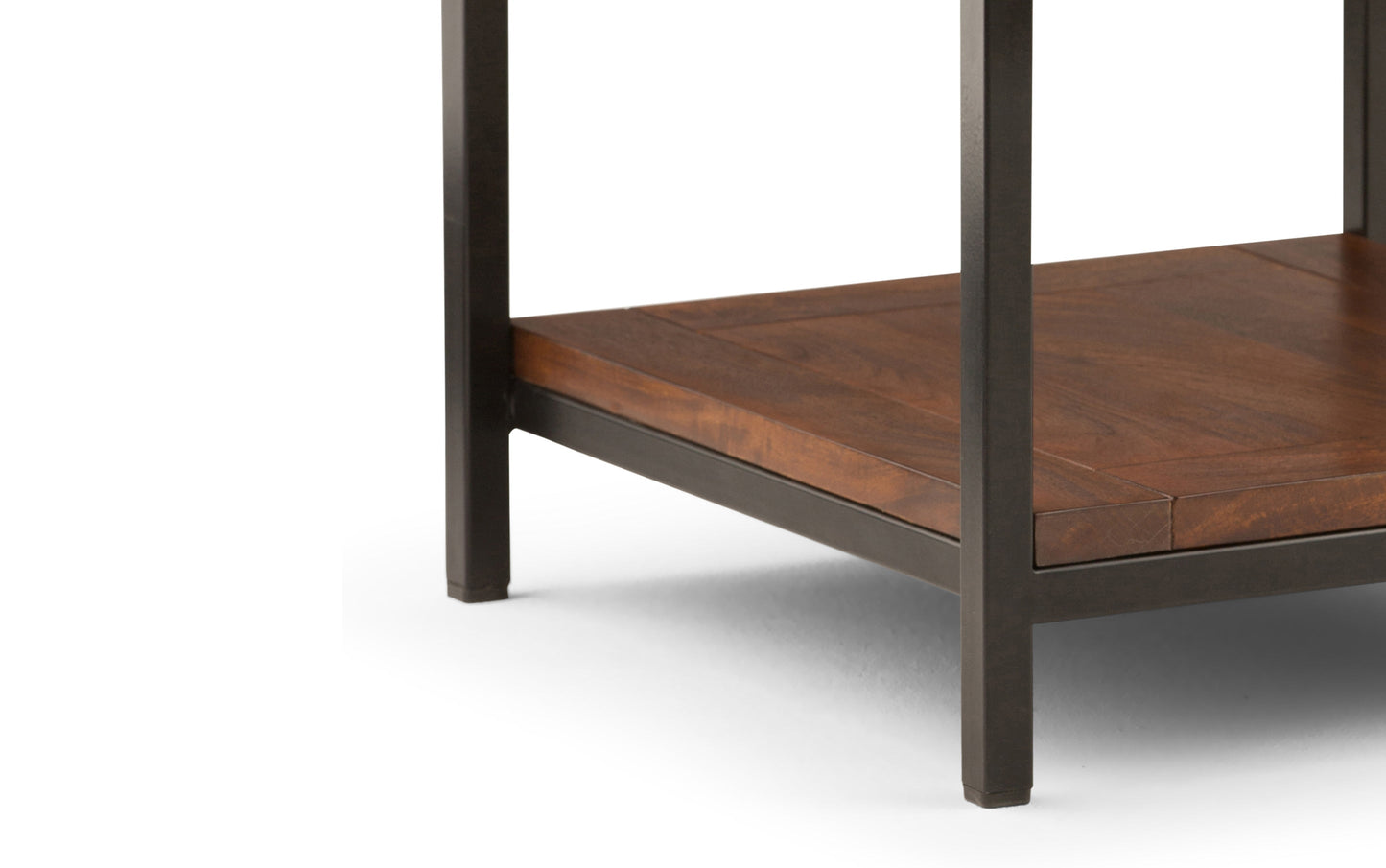 Dark Cognac Brown | Skyler 34 inch Coffee Table with 22 inch End Tables (Set of 3)