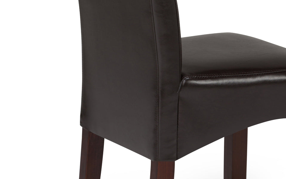 Tanners Brown Vegan Leather | Cosmopolitan 5 Piece Dining Set
