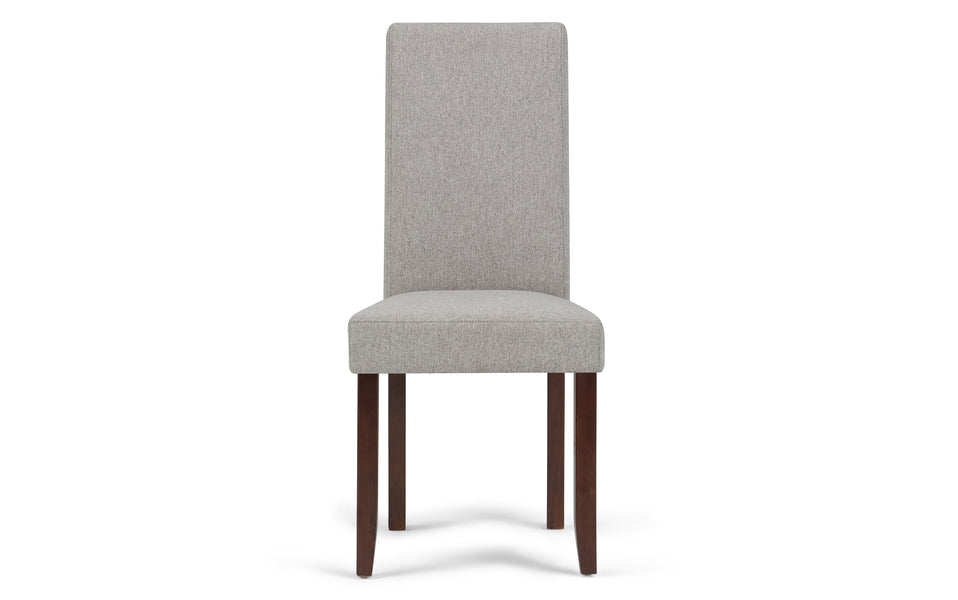 Cloud Grey Linen Style Fabric | Acadian / Draper 5 Piece Dining Set