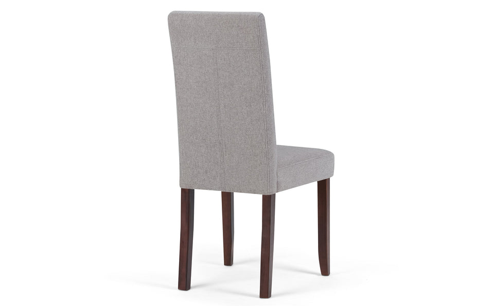 Cloud Grey Linen Style Fabric | Acadian 5 Piece Dining Set