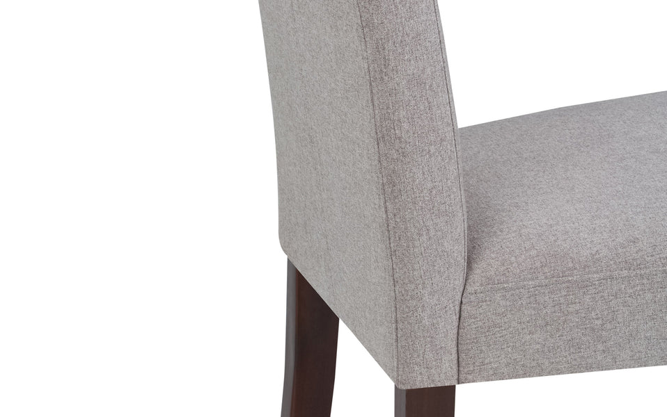 Cloud Grey Linen Style Fabric | Acadian / Draper 5 Piece Dining Set