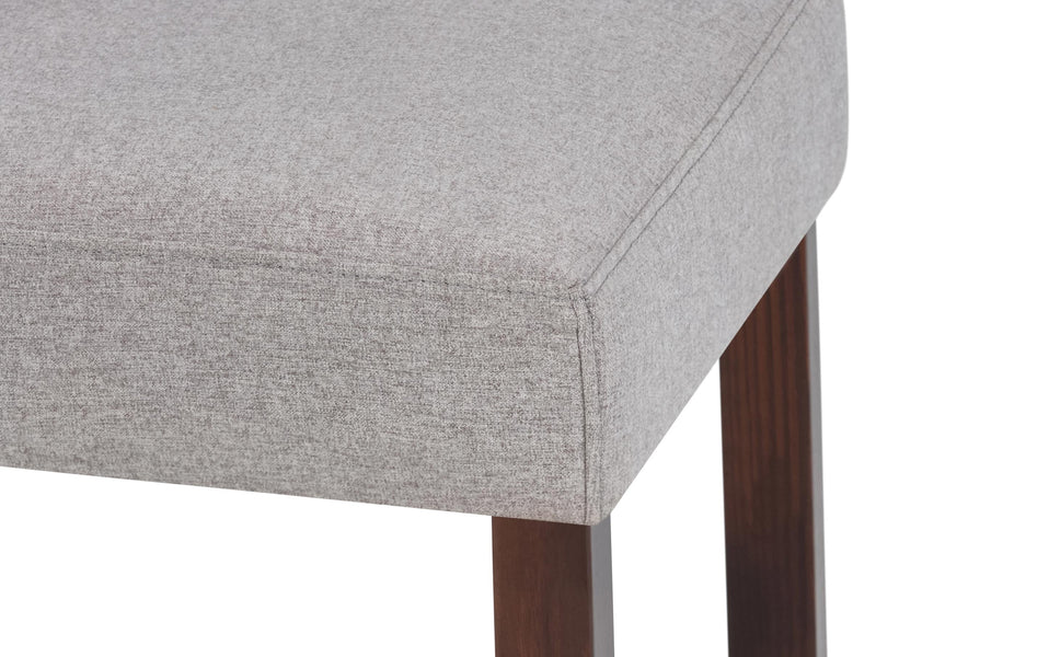 Cloud Grey Linen Style Fabric | Acadian / Draper 5 Piece Dining Set