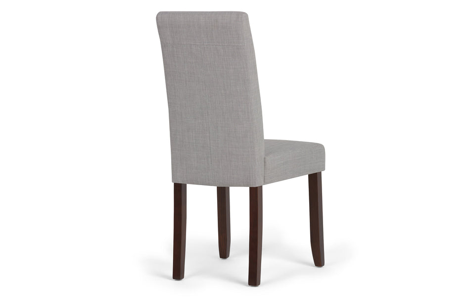 Dove Grey Linen Style Fabric | Acadian / Draper 5 Piece Dining Set