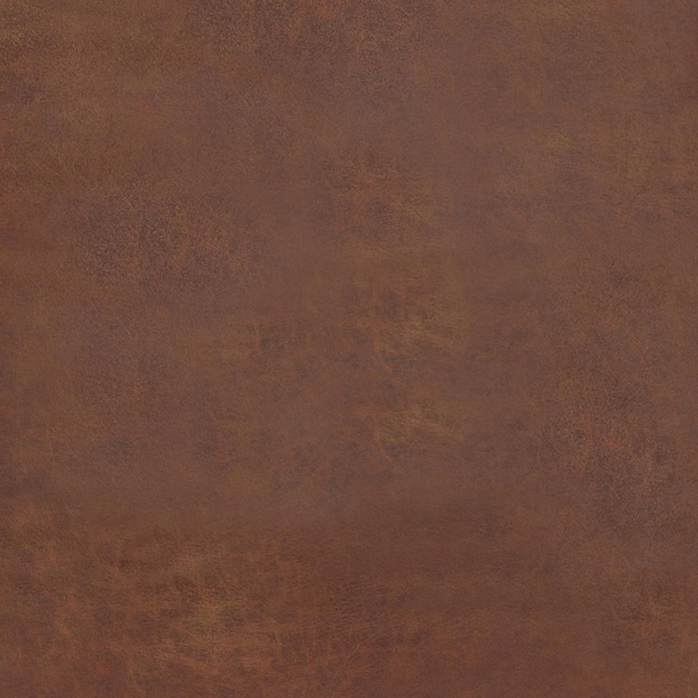 Distressed Saddle Brown Distressed Vegan Leather | Acadian Linen Look Fabric Parson Dining Chair (Set of 2)