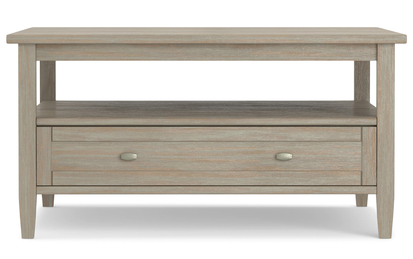 Distressed Grey | Warm Shaker 36 inch Coffee Table with 20 inch End Tables (Set of 3)