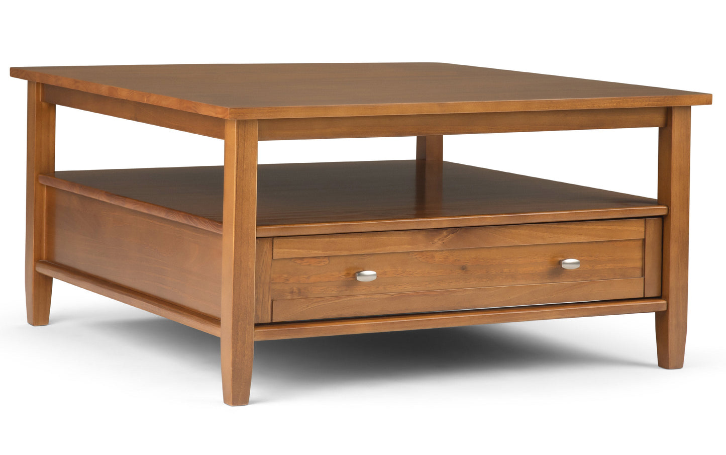 Light Golden Brown | Warm Shaker 36 inch Coffee Table with 20 inch End Tables (Set of 3)