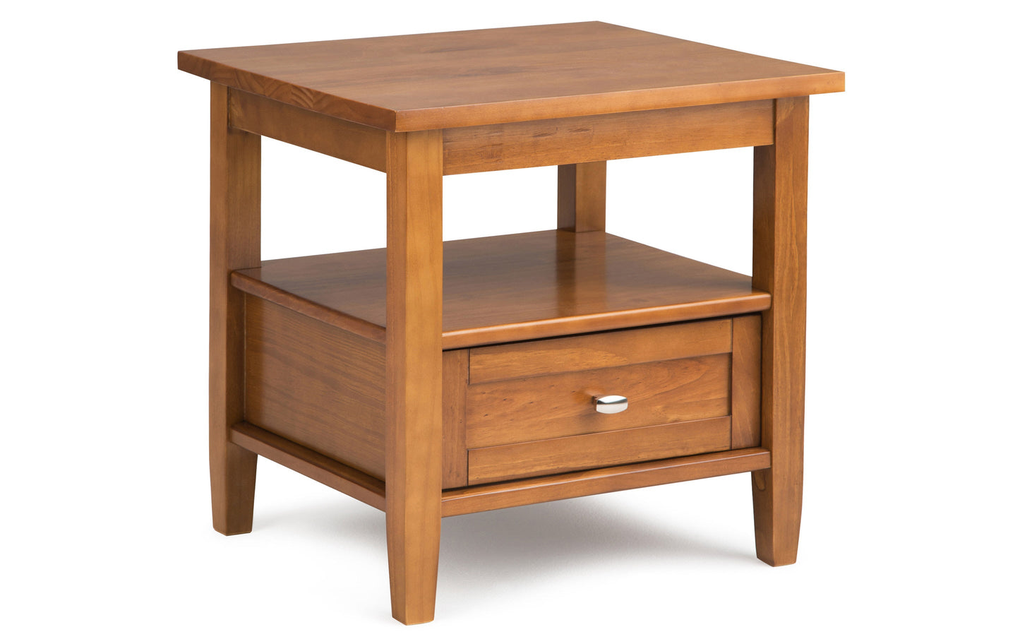 Light Golden Brown | Warm Shaker 36 inch Coffee Table with 20 inch End Tables (Set of 3)