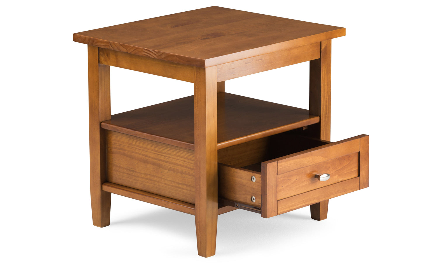 Light Golden Brown | Warm Shaker 36 inch Coffee Table with 20 inch End Tables (Set of 3)