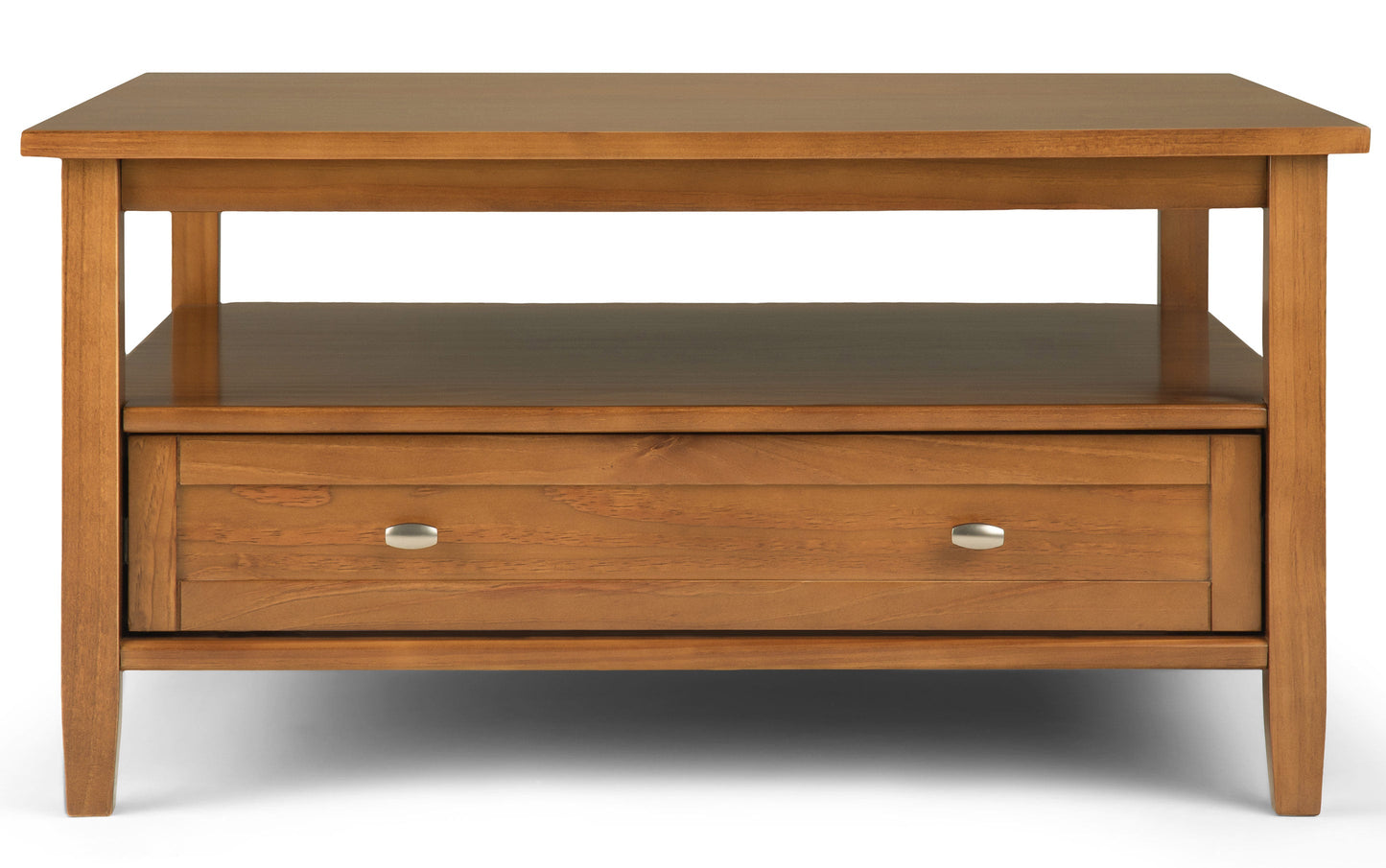 Light Golden Brown | Warm Shaker 36 inch Coffee Table with 20 inch End Tables (Set of 3)