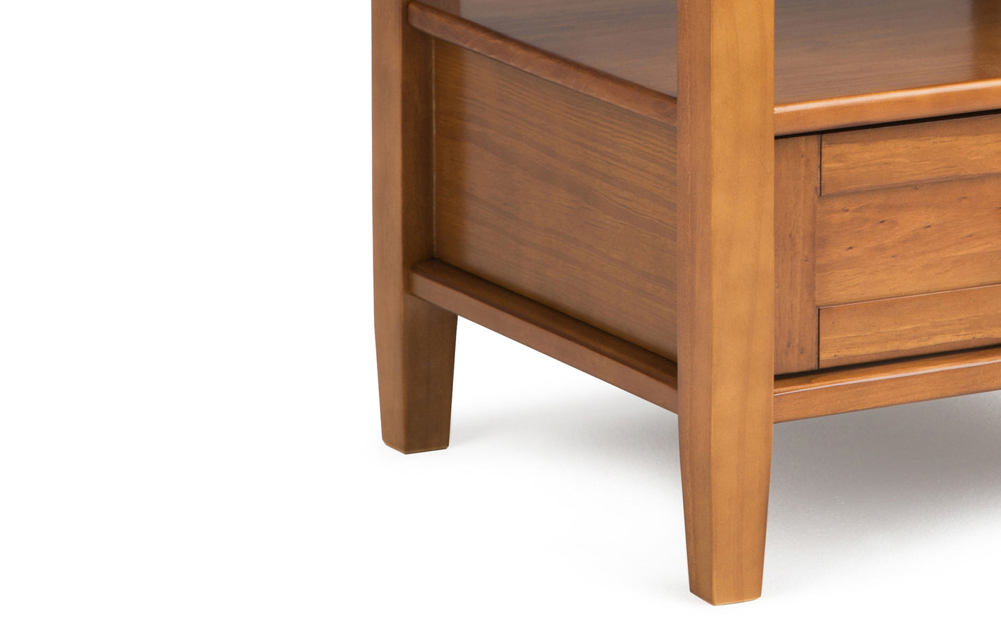 Light Golden Brown | Warm Shaker 36 inch Coffee Table with 20 inch End Tables (Set of 3)