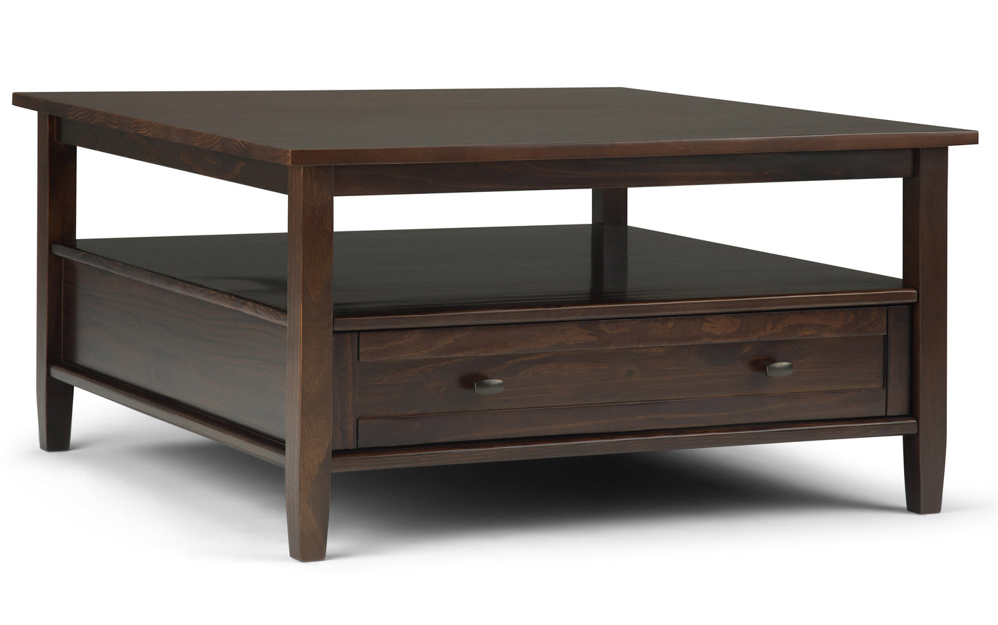 Tobacco Brown | Warm Shaker 36 inch Coffee Table with 20 inch End Tables (Set of 3)