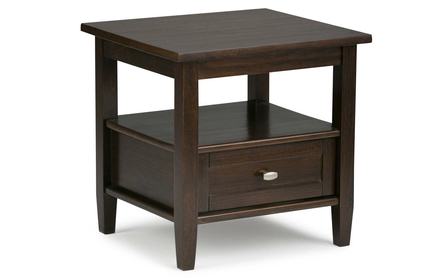 Tobacco Brown | Warm Shaker 36 inch Coffee Table with 20 inch End Tables (Set of 3)