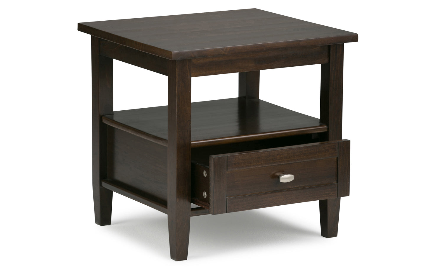 Tobacco Brown | Warm Shaker 36 inch Coffee Table with 20 inch End Tables (Set of 3)