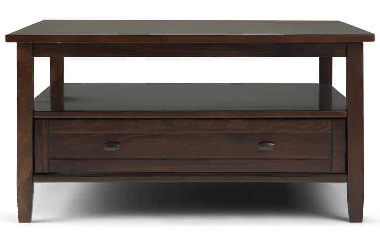 Tobacco Brown | Warm Shaker 36 inch Coffee Table with 20 inch End Tables (Set of 3)