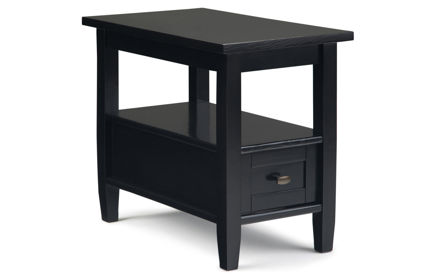 Black | Warm Shaker 48 inch Coffee Table with 14 inch End Tables (Set of 3)
