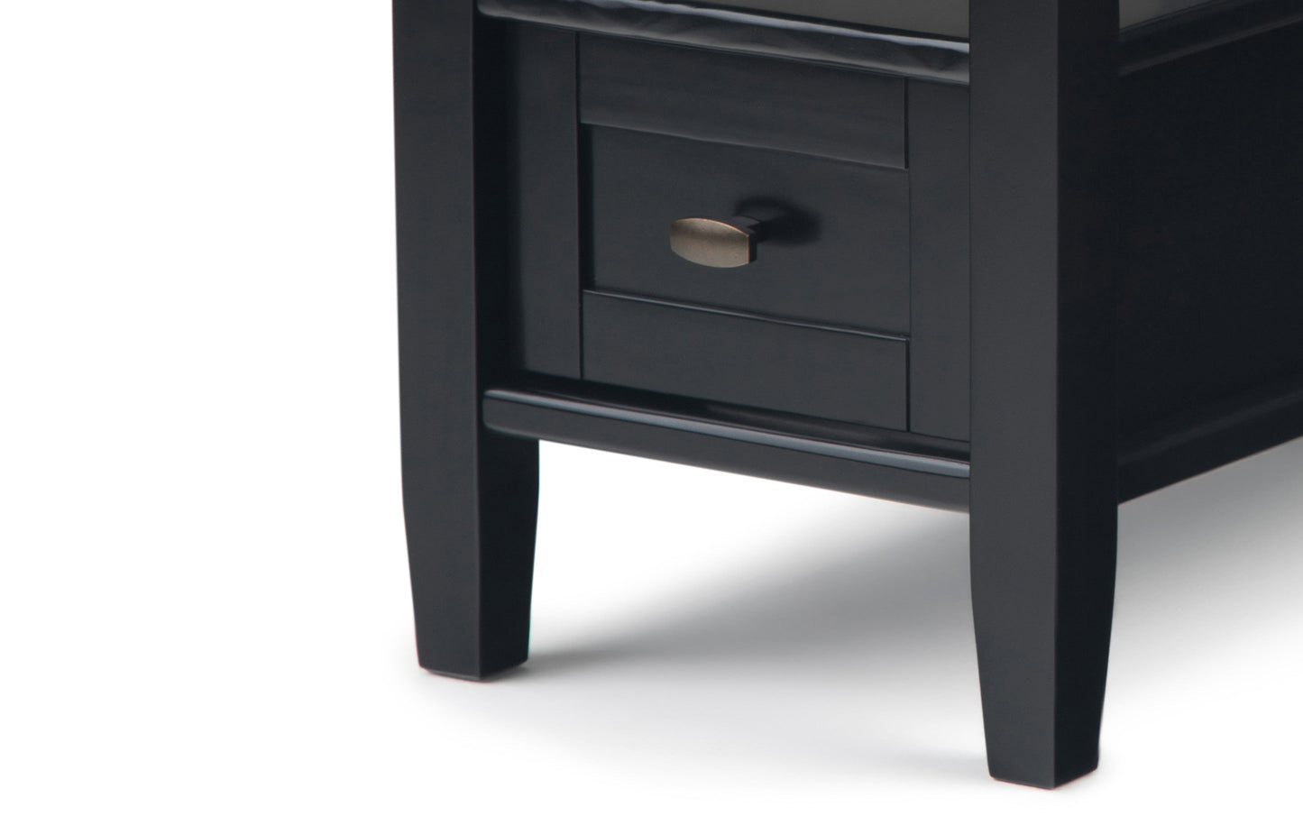Black | Warm Shaker 48 inch Coffee Table with 14 inch End Tables (Set of 3)