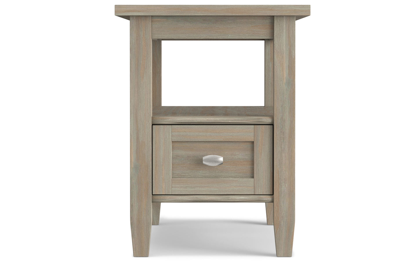 Distressed Grey | Warm Shaker 48 inch Coffee Table with 14 inch End Tables (Set of 3)