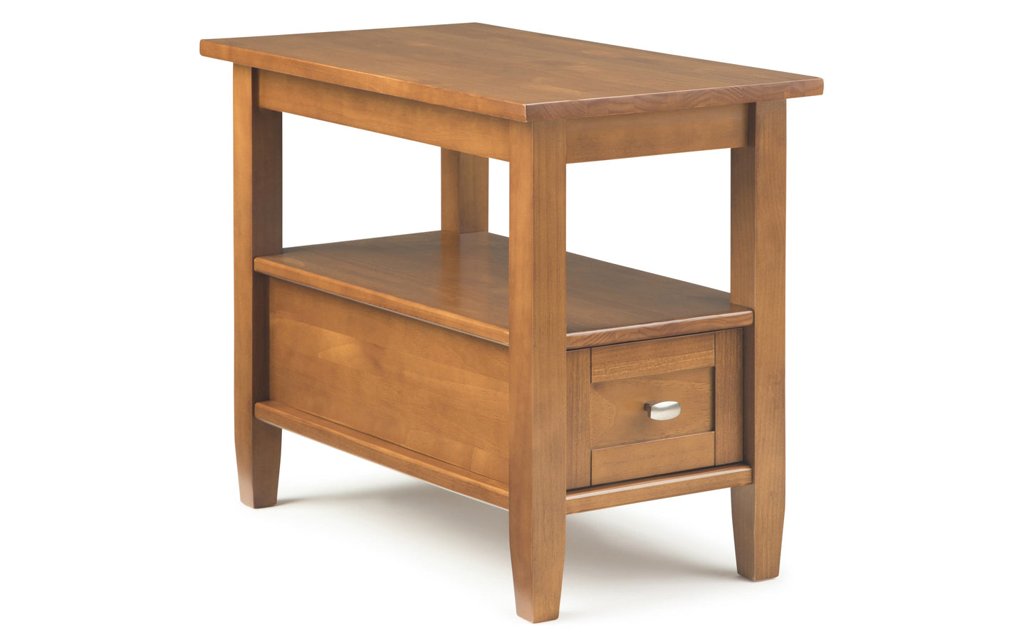 Light Golden Brown | Warm Shaker 48 inch Coffee Table with 14 inch End Tables (Set of 3)