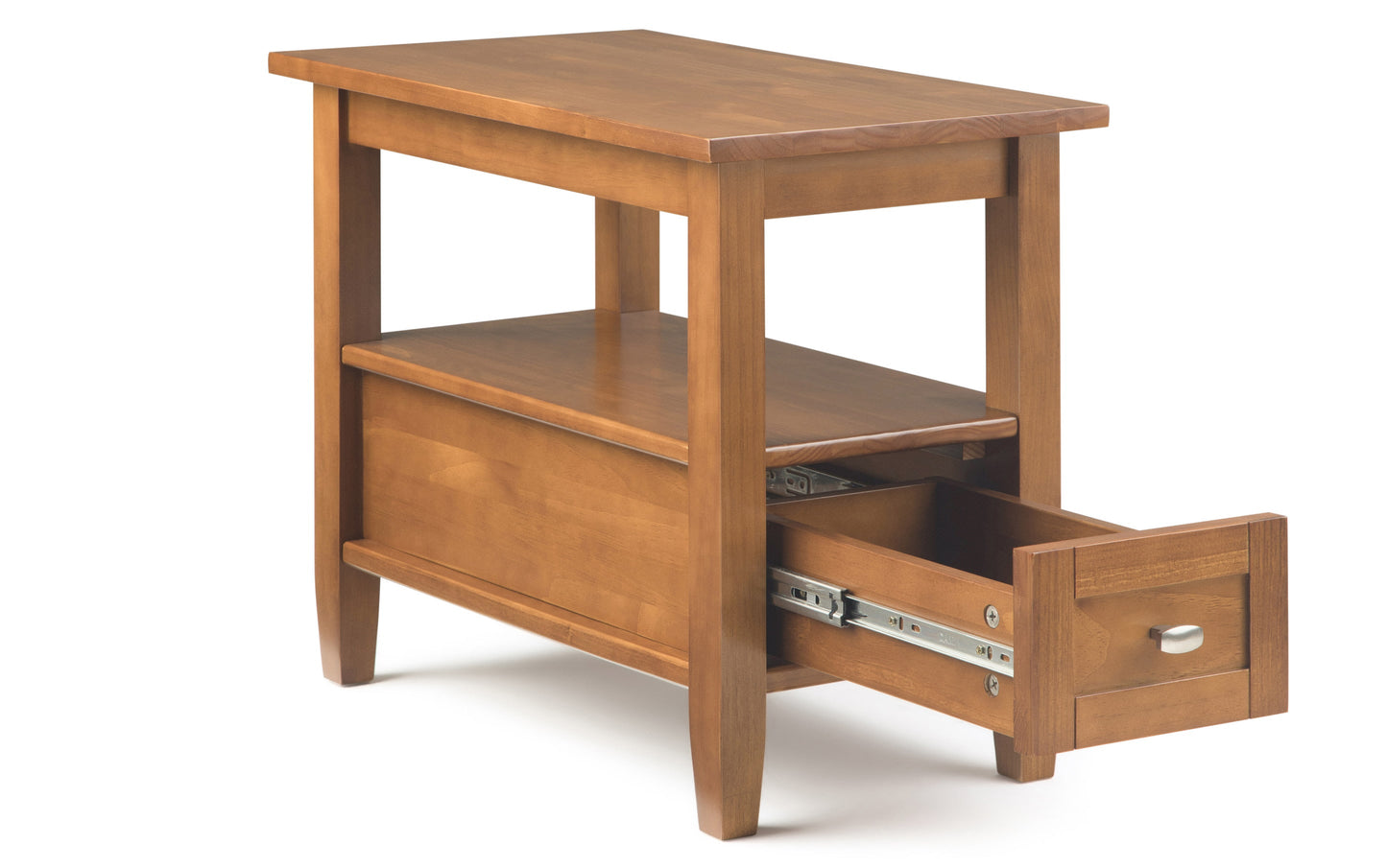 Light Golden Brown | Warm Shaker 48 inch Coffee Table with 14 inch End Tables (Set of 3)