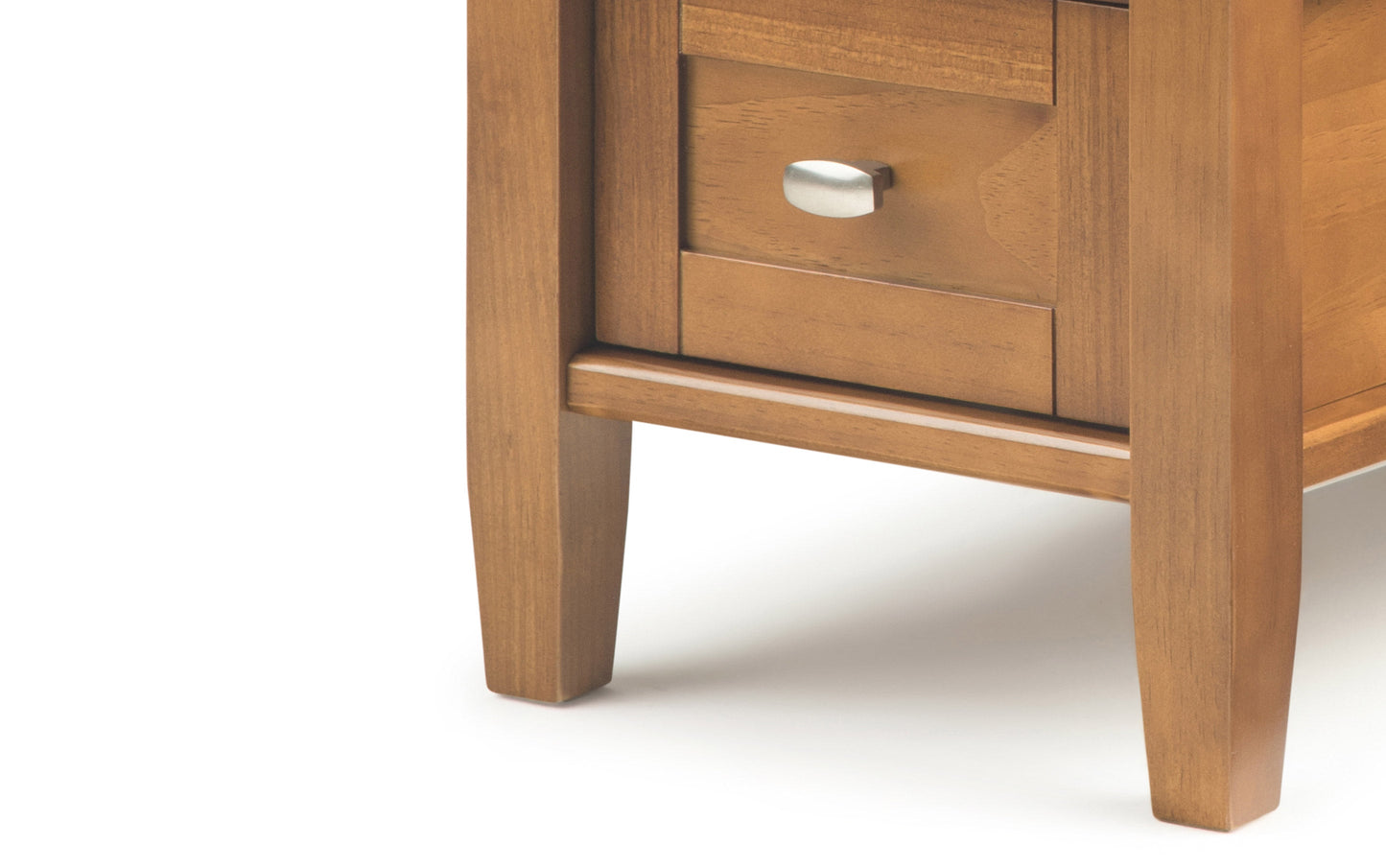 Light Golden Brown | Warm Shaker 48 inch Coffee Table with 14 inch End Tables (Set of 3)