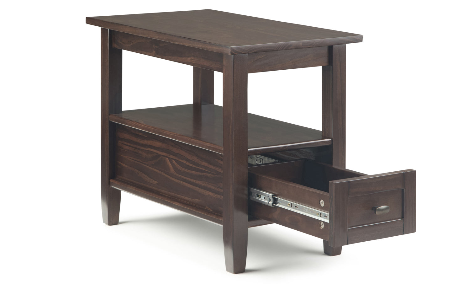 Tobacco Brown | Warm Shaker 48 inch Coffee Table with 14 inch End Tables (Set of 3)