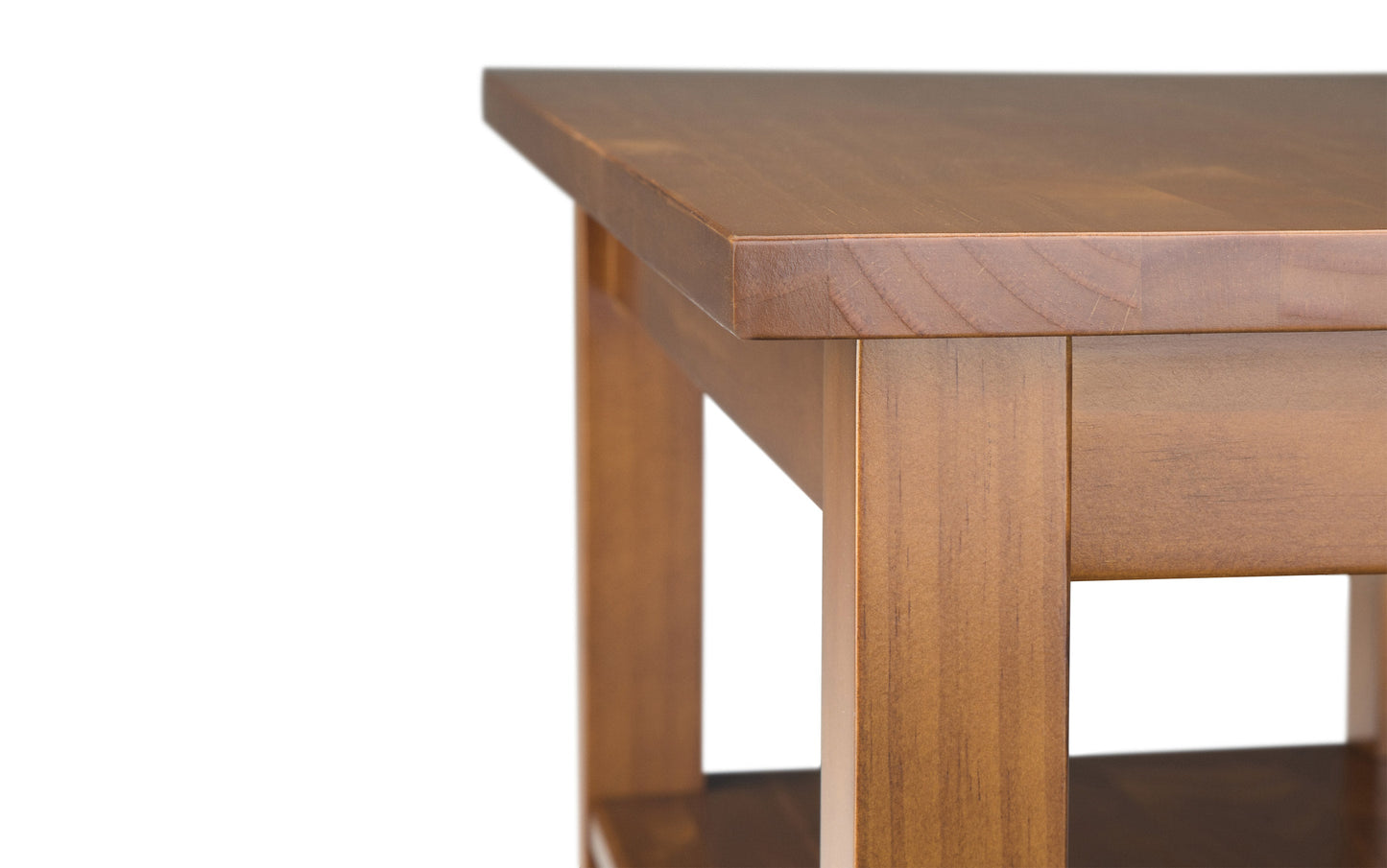 Light Golden Brown | Warm Shaker 14 inch Narrow End Table (Set of 2)