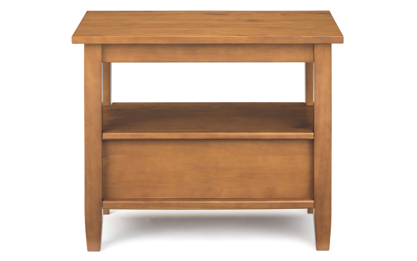 Light Golden Brown | Warm Shaker 14 inch Narrow End Table (Set of 2)