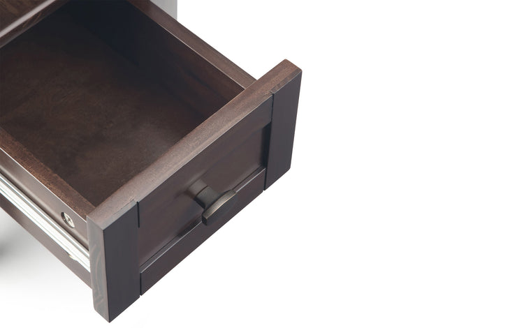 Tobacco Brown | Warm Shaker 14 inch Narrow End Table (Set of 2)