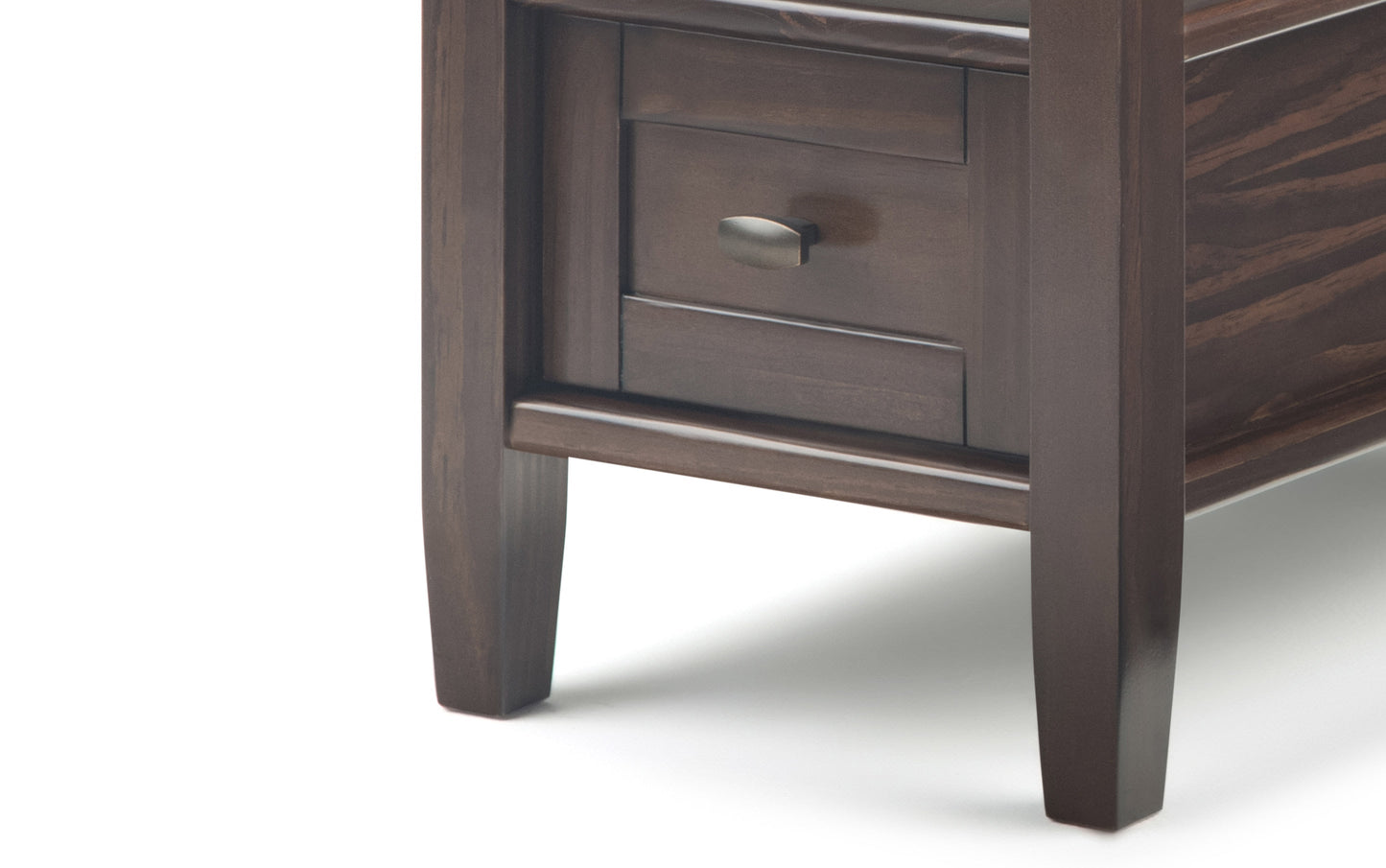 Tobacco Brown | Warm Shaker 14 inch Narrow End Table (Set of 2)