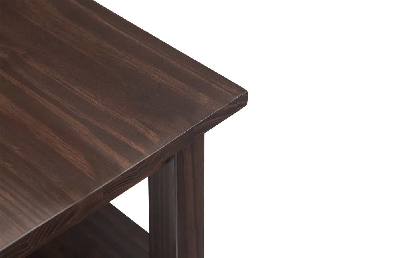 Tobacco Brown | Warm Shaker 14 inch Narrow End Table (Set of 2)