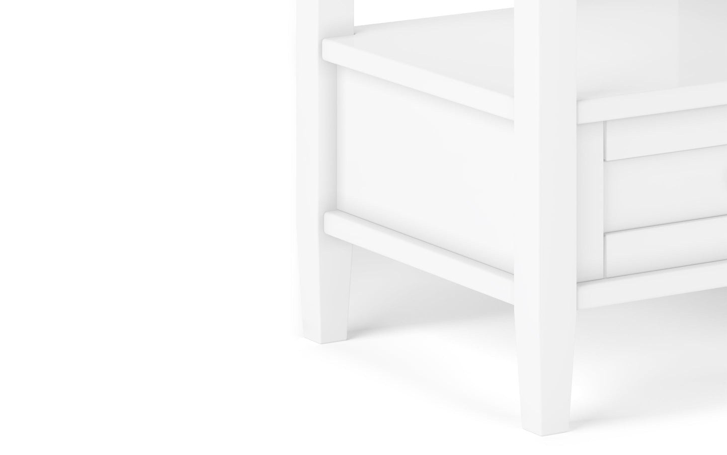 White | Warm Shaker 20 inch End Table (Set of 2)