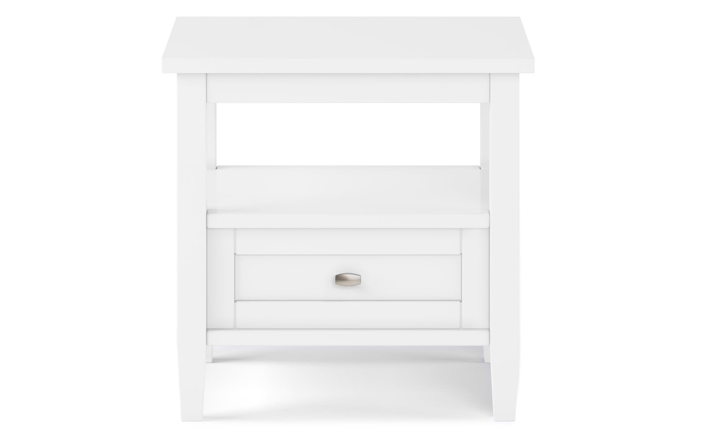 White | Warm Shaker 20 inch End Table (Set of 2)