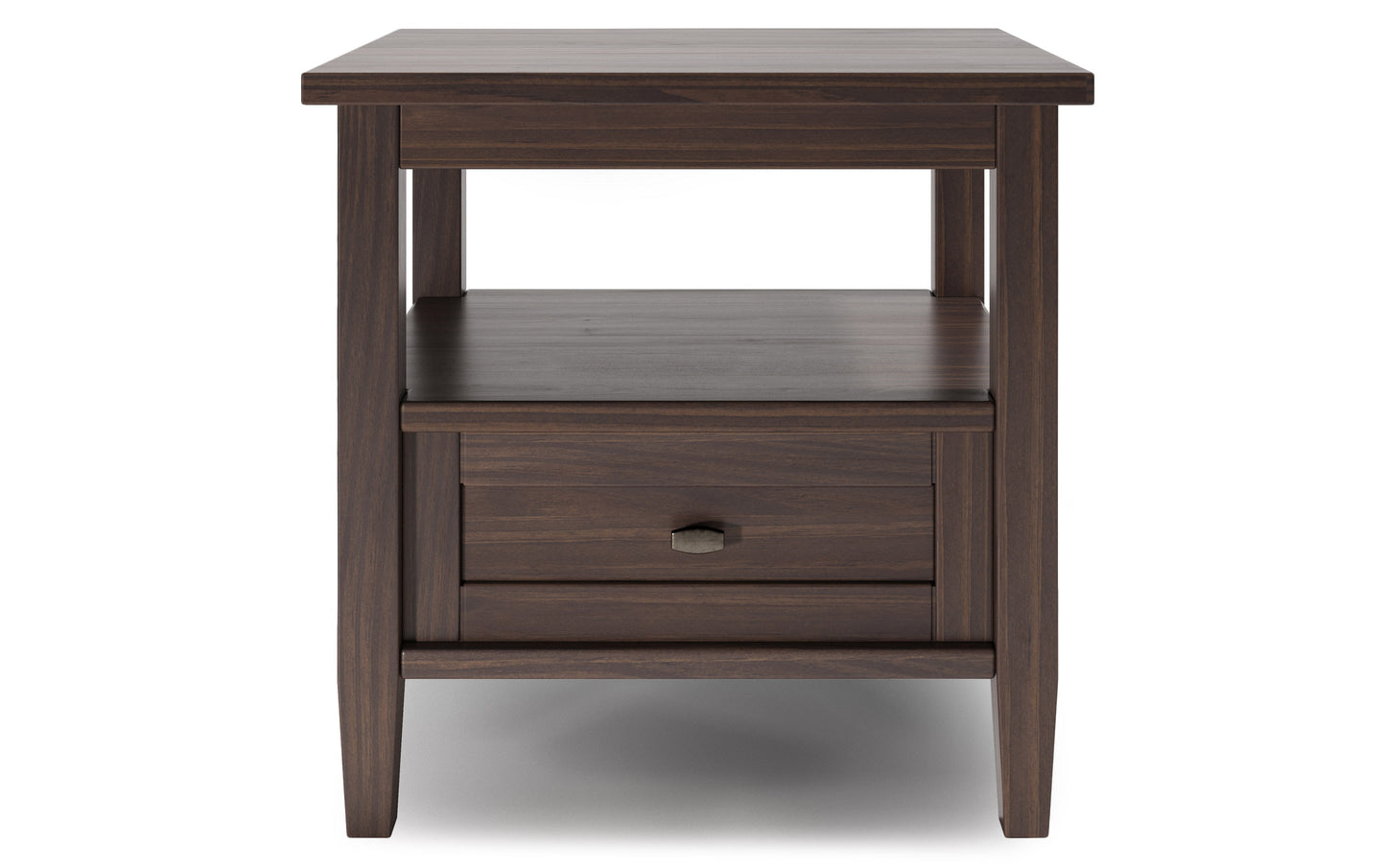Warm Walnut Brown | Warm Shaker 20 inch End Table (Set of 2)