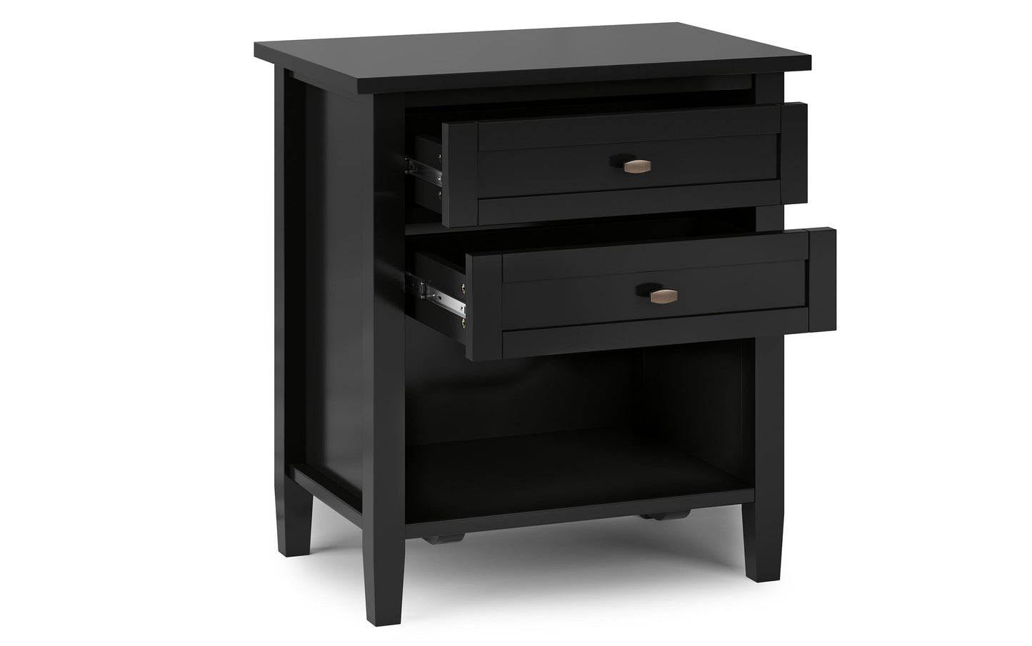 Black | Warm Shaker 24 inch Night Stand (Set of 2)