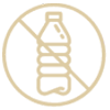 No plastic bottles