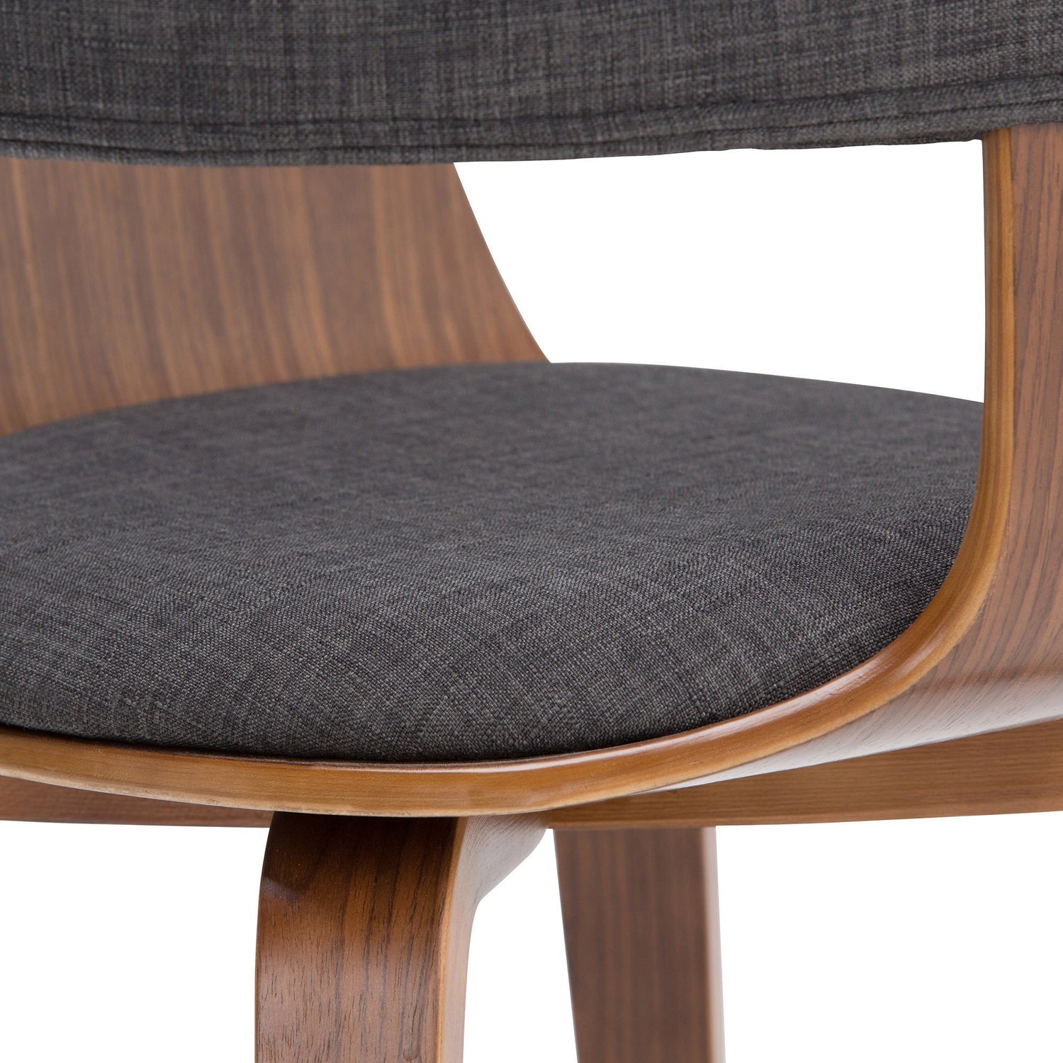 Charcoal Grey Natural | Lowell Bentwood Dining Chair
