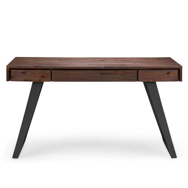 Distressed Charcoal Brown | Lowry Desk