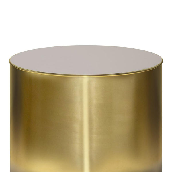 Curtis Metal Cylinder Accent Table
