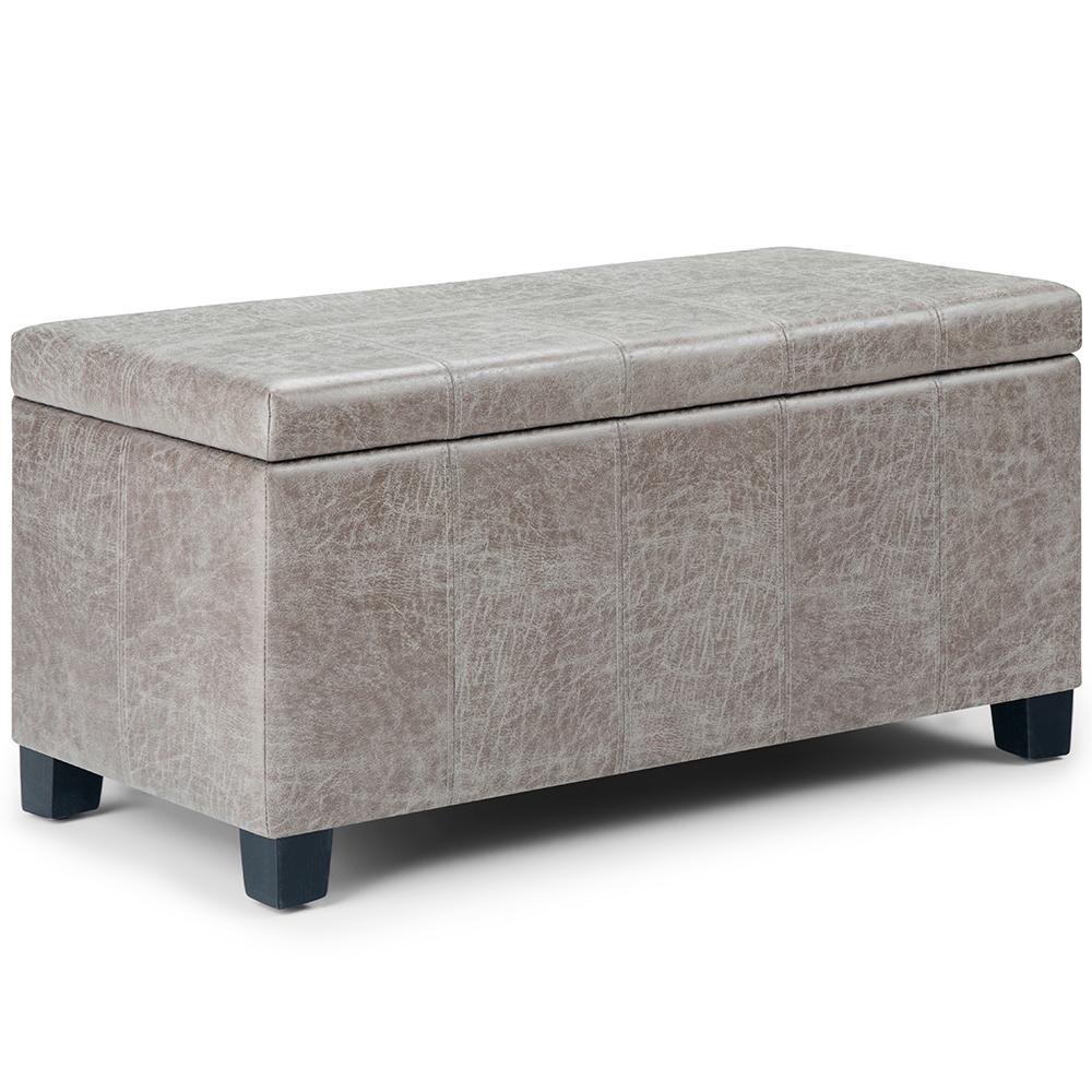 Rectangular Storage Ottoman Dover Storage Ottoman Bench – Simpli